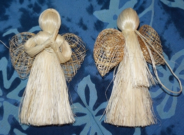 Engel Abaka, Hänger natural, golden "Wing"  10 cm